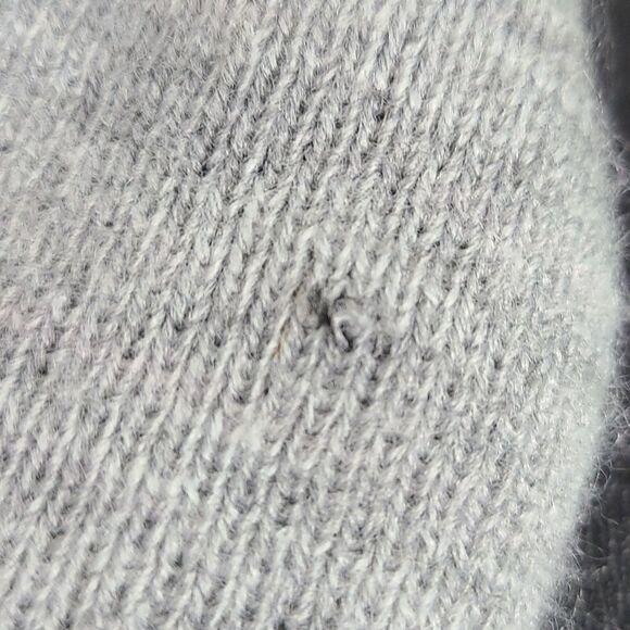 Nickelodeon Jojo Siwa Girls Rainbow Pom Pom Beanie Hat, Gray Glitter Name + Bow - Picture 7 of 7